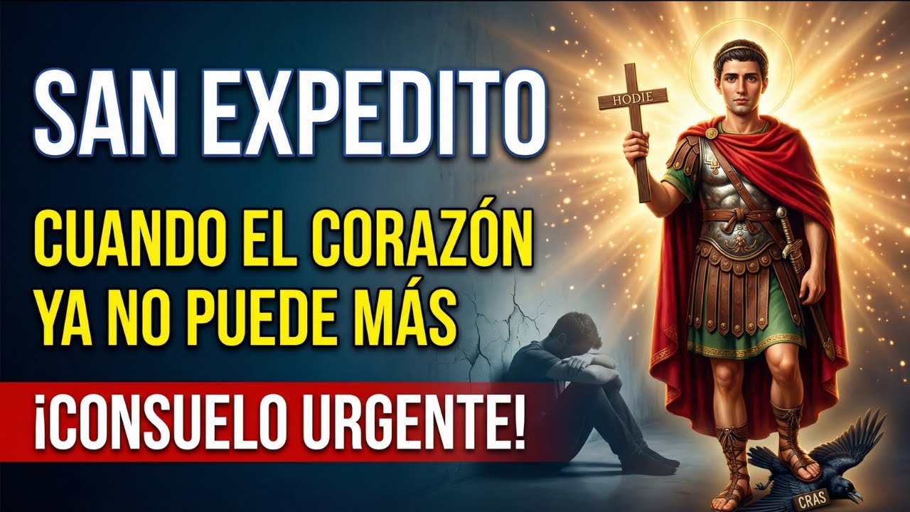 💔 ORACIÓN a SAN EXPEDITO para CORAZONES CANSADOS y ALMAS SIN FUERZAS — CONSUELO URGENTE
