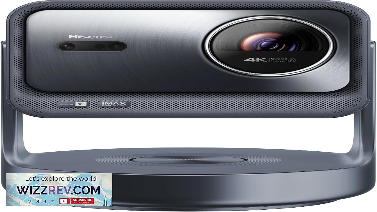 Портативный интеллектуальный проектор Hisense C2 Ultra с тройным лазером, разрешением 4K UHD и яр...