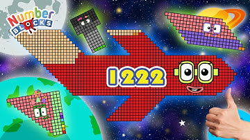 Numberblock Puzzle Tetris Game 1222 ASMR SPACE Fanmade Animation