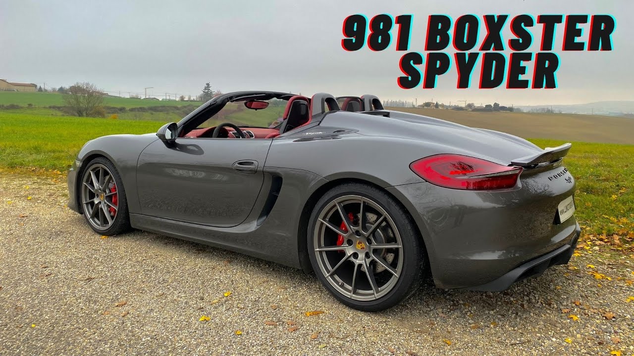Porsche Boxster SPYDER (981) : Déjà collector !