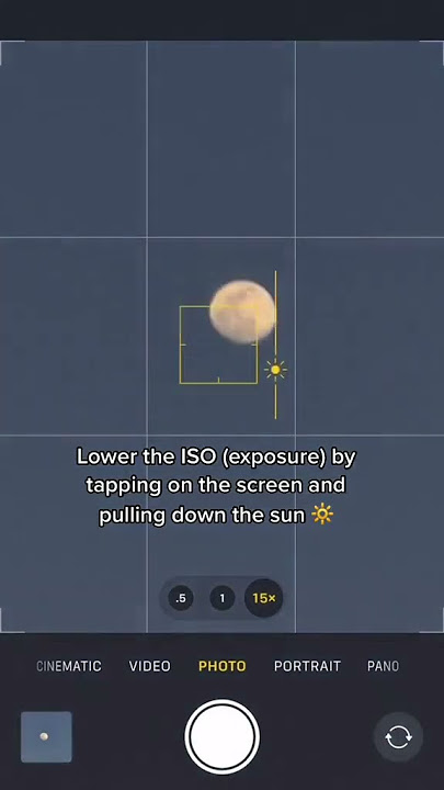How to take a photo of the moon with just your iPhone!🌖