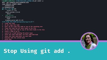 Stop Using git add .