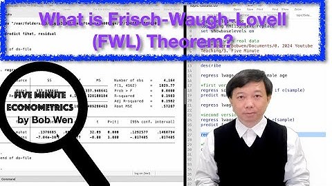 What is the Frisch-Waugh-Lovell (FWL) Theorem? | 【Five Minute Econometrics】Topic 15