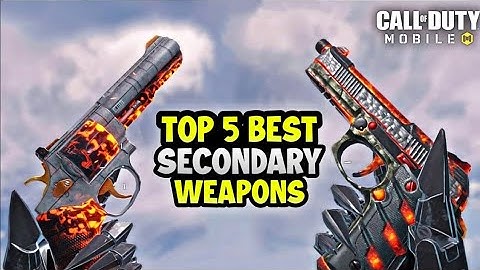 Top 3 Best Secondary Weapons in Codm