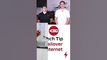 Tech Tip - Failover Internet