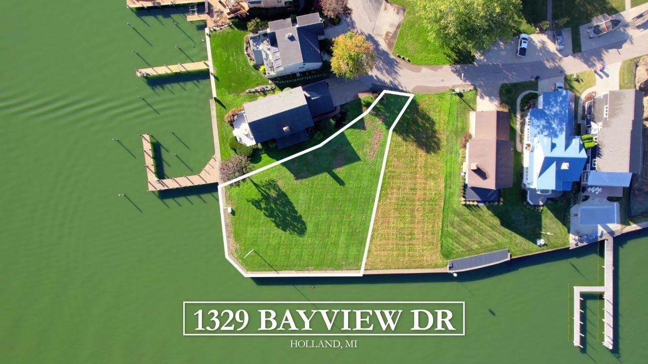 1329 Bayview Drive, Holland, MI 49423 | Lake Macatawa Waterfront Build Site