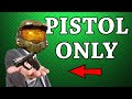 Can you beat Halo CE with only the pistol?
