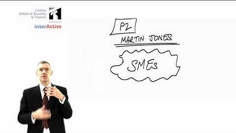 LSBF ACCA P2: Corporate Reporting, Key Facts on SMEs