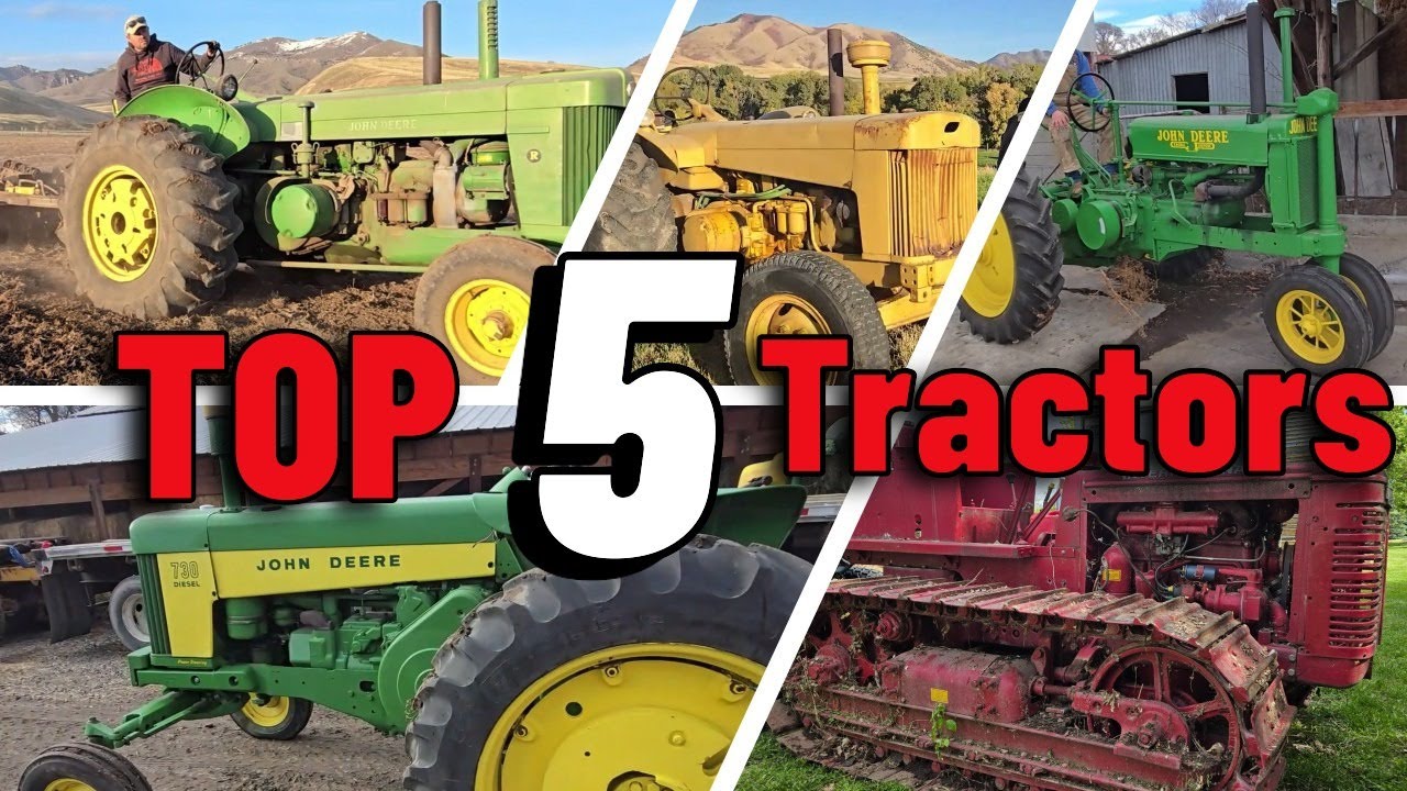 Топ-5 старинных тракторов!