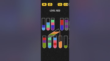 Water Sort Puzzle Level 1032 Walkthrough Solution Android/iOS 💦