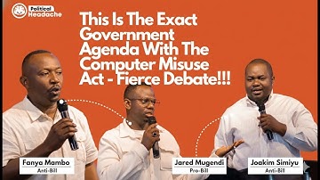 This Is Exactly What The Government Want To With The Computer Misuse Act - Fierce Debate!!!