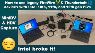 How to use legacy FireWire and Thunderbolt devices on new PCs with Thunderbolt 4