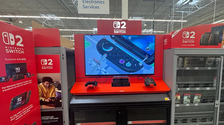Nintendo switch 2 kiosk at Walmart