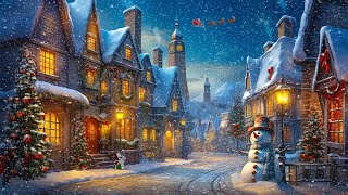 Hogsmeade Village Christmas Ambience??️ Blizzard Sound  ,Howling Wind | Harry Potter Ambience