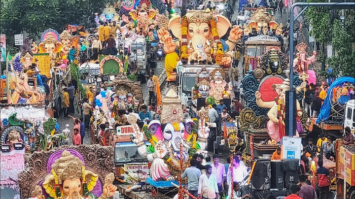 Ganesh Shobha Yatra 2024 | Ganesh Nimajjanam at Tankbund 2024 | Ganesh Visarjan in Hyderabad