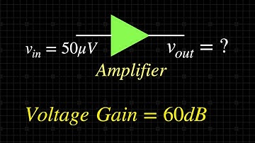 How To Find Output Voltage for Given Voltage Gain in Decibels For Amplifier | Solved Problem