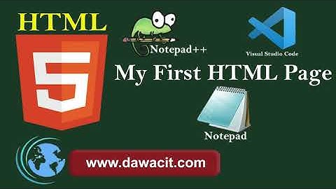 HTML Tutorial 3-My First HTML Page | Learn HTML & CSS Code