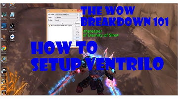 Ventrilo Setup
