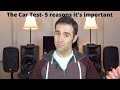 The Car Test- 5 reasons why it&#39;s important.  The Audio Mixing Car Test.