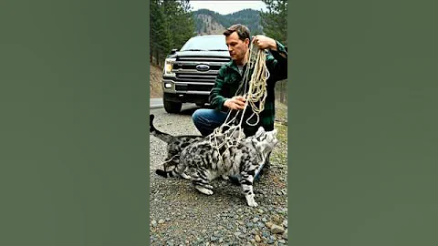 Video 11905291: american shorthair, animals american, lynx, wildlife rescue