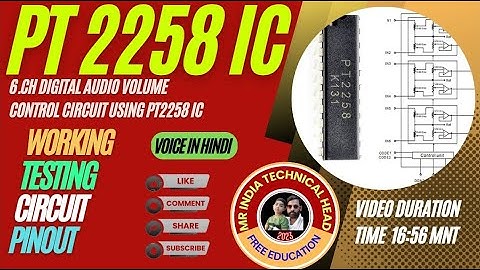pt2258 ic circuit diagram|pt2258 volume controller|pt2258