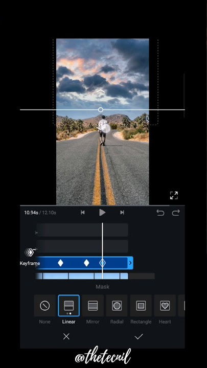 Moving Cloud Effect in VN Video Editor - Tutorial #shorts