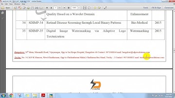 ieee image processing project title list 2016-2017|ieee matlab projects list 2016-2017
