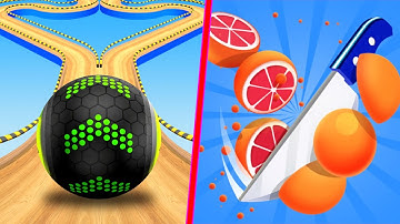 Going Balls Vs Slice It All All Levels Android iOS Gameplay Walkthrough 4K 73