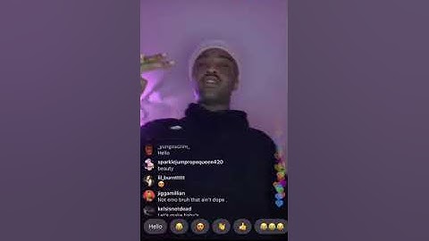 Lil Tracy plays unreleased song on live Instagram
