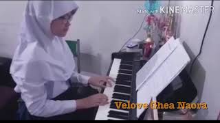 Lagu 'Indonesia Pusaka' cover piano by Ghea.