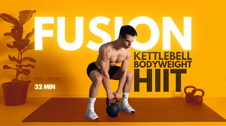 Serious HIIT Kettlebell Bodyweight Follow Along