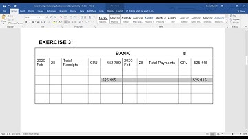 General ledger balancing bank ex 1   3