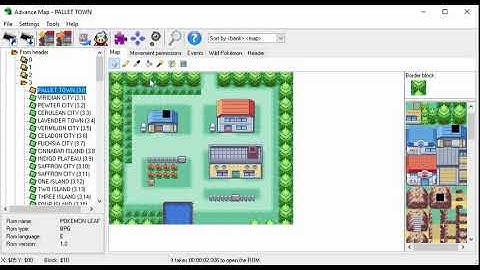 How to edit a gba rom with Advanced Map