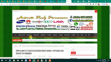 Oppo Clone R17 Flash File Mt6580 About Show 8.1 Frp Hang Logo Dispaly Fix Firmware