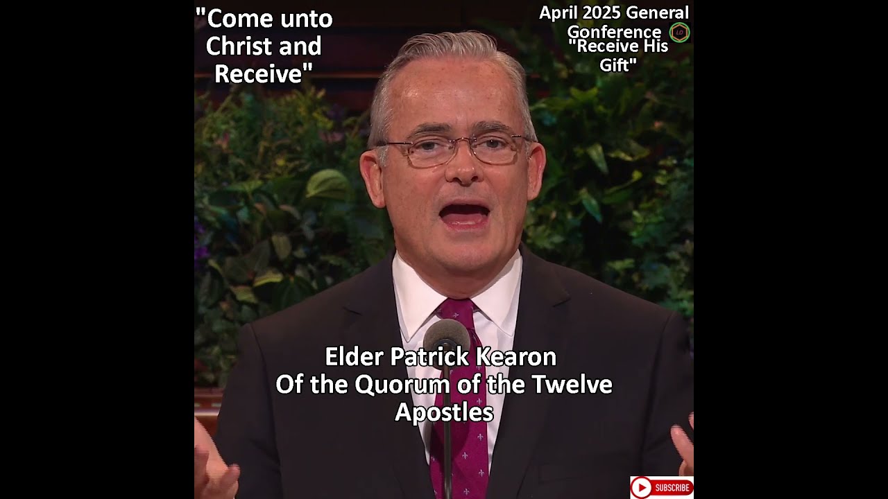  Come Unto Christ And Receive By Elder Patrick Kearon Elderpatrickkearon