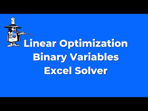 Project Mix Optimization problem with Binary Decision Variables using Excel Solver