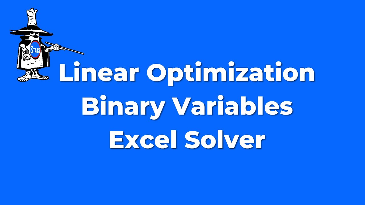 Project Mix Optimization problem with Binary Decision Variables using ...