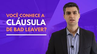 Direito De Startups - Cláusula De Bad Leaver