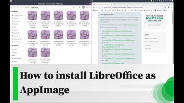How to install LibreOffice as AppImage