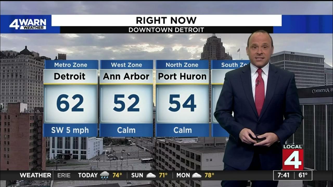 Wdiv local 4 news local4casters main weather 7 45 am august 6th