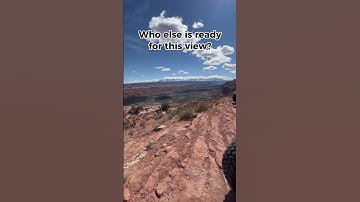 WHO ELSE IS READY FOR THIS MAJESTIC MOAB VIEW? #moab #rockjock #jeep #offroad #bringonthesunshine