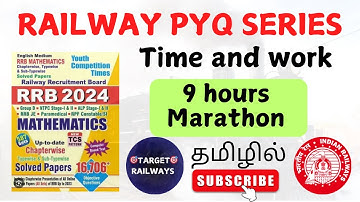Time and work PYQ all types in one video (Tamil)