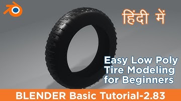 Blender Easy Tire Modeling for Beginners I in Hindi I
