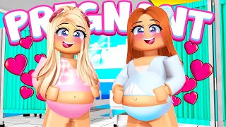 I WAS PREGNANT AT THE SAME TIME AS MY BEST FRIEND IN ROBLOX!