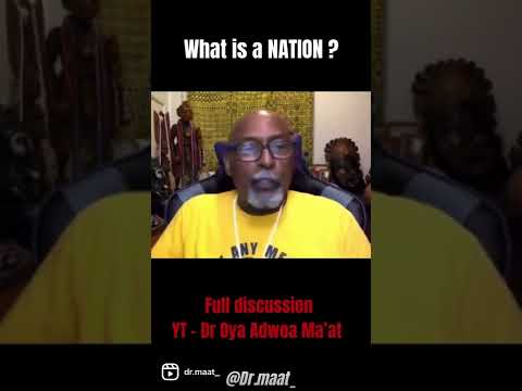 البروفيسور جيمس سمول ما هي الأمة الأفريقية السوداء الكاملة