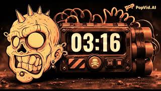 5 Minute Monster Beast Blast Countdown Timer 👹💥⏳ with Start & End Notifications