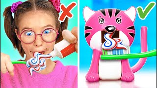 BATHROOM AND CLEANING HACKS FOR SMART PARENTS || Ideas For DIY Parenting Gadgets By 123 GO Like