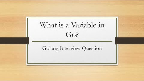 🧠 Go Variable Declarations for Interviews 💼 | Zero Values, Constants & More!