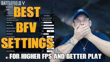 ⭐️ Best "Battlefield V" (BFV) (BF5) (PC) settings for higher fps and better gameplay!