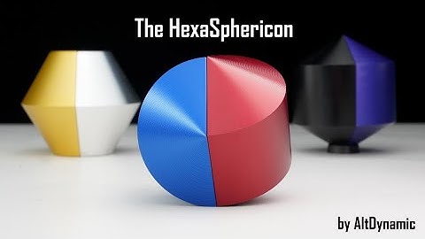 HexaSphericon: Rolls smoothly like a ball, but with a twist